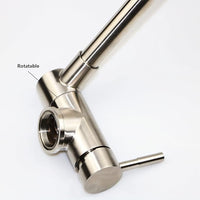 MONOCOMANDO LAVELLO CUCINA KANSAS SOTTO FINESTRA ACCIAO INOX