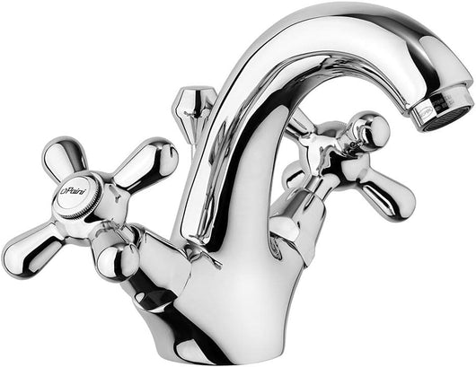 MONOBLOCCO LAVABO bagno retrò LIBERTY  cromato paini