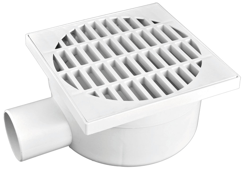 CHIUSINO CON SCARICO LATERALE cm. 11,5x11,5 - Ø mm. 50