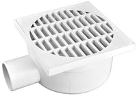 CHIUSINO CON SCARICO LATERALE cm. 11,5x11,5 - Ø mm. 50