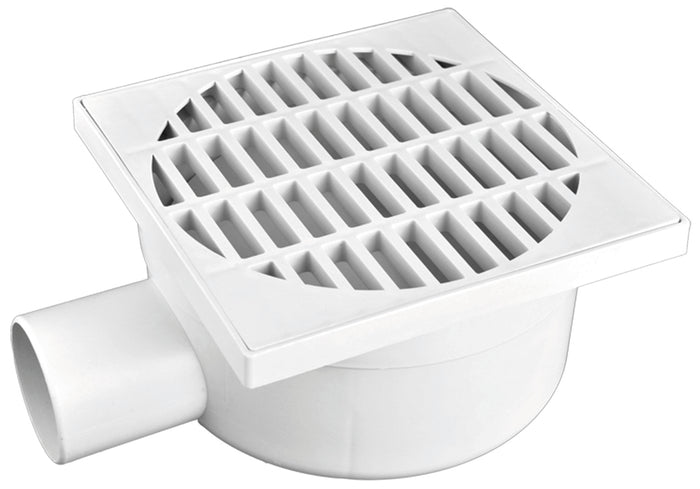 CHIUSINO CON SCARICO LATERALE cm. 11,5x11,5 - Ø mm. 50