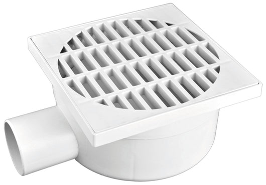 CHIUSINO CON SCARICO LATERALE cm. 15x15 - Ø mm. 50