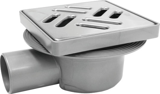 CHIUSINO REGOLABILE CON GRIGLIA IN ACCIAIO cm. 11x11 - Ø mm. 40