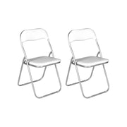 Sedia pieghevole Antenore 47x79,5h cm, colore seduta bianco