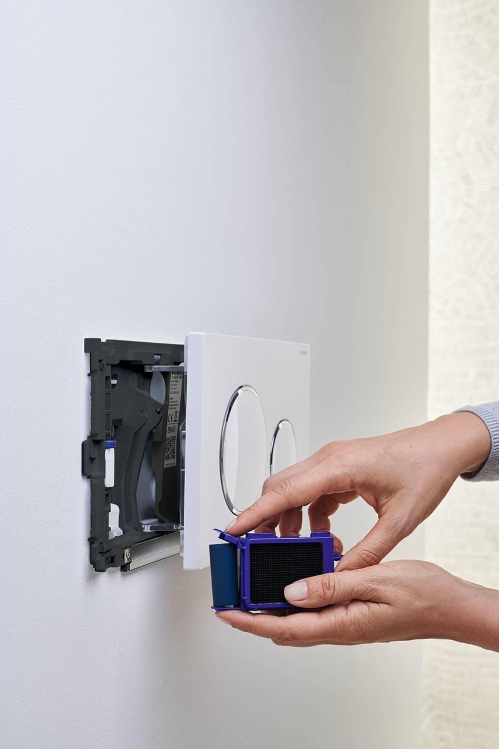 SISTEMA DUOFRESH CON IGIENIZZANTE PER SIGMA 8 placca cassetta GEBERIT 115.063.21.1