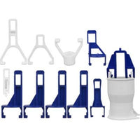 KIT STAFFA PER CAMPANA CASSETTA RICAMBIO GEBERIT 241.167.00.1