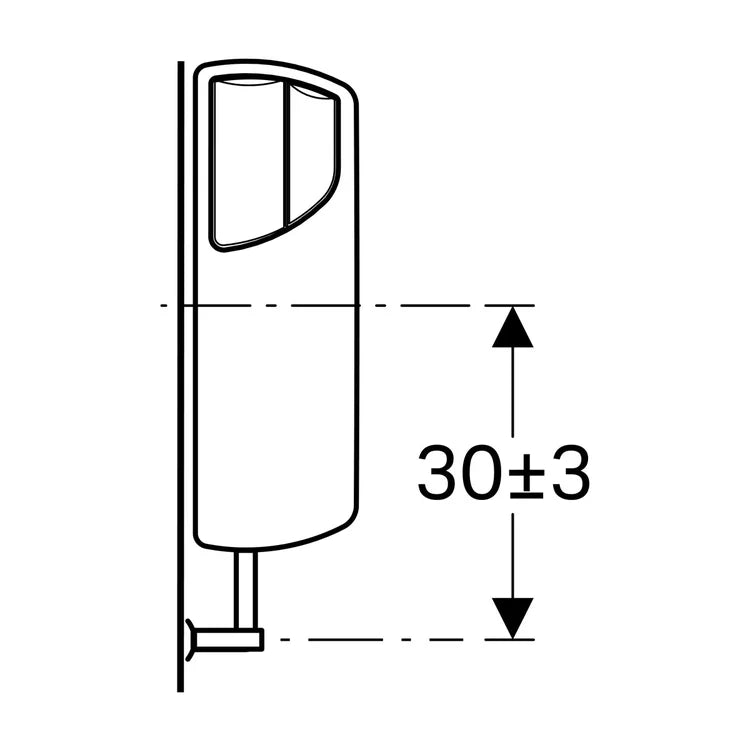 CASSETTA ZAINO esterna  AP 140 DOPPIO SCARICO BIANCA GEBERIT 140.301.11.1