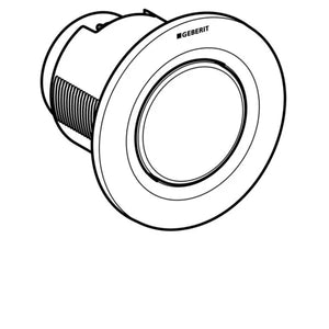 COMANDO PNEUMATICO 01 MONO TASTO VERSIONE INCASSO Bianco GEBERIT 116.041.11.1
