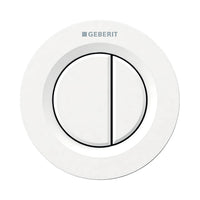 COMANDO PNEUMATICO 01 DOPPIO TASTO VERSIONE INCASSO Bianco GEBERIT 116.043.11.1