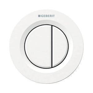 COMANDO PNEUMATICO 01 DOPPIO TASTO VERSIONE INCASSO Bianco GEBERIT 116.043.11.1