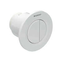 COMANDO PNEUMATICO 01 DOPPIO TASTO VERSIONE INCASSO Bianco GEBERIT 116.043.11.1