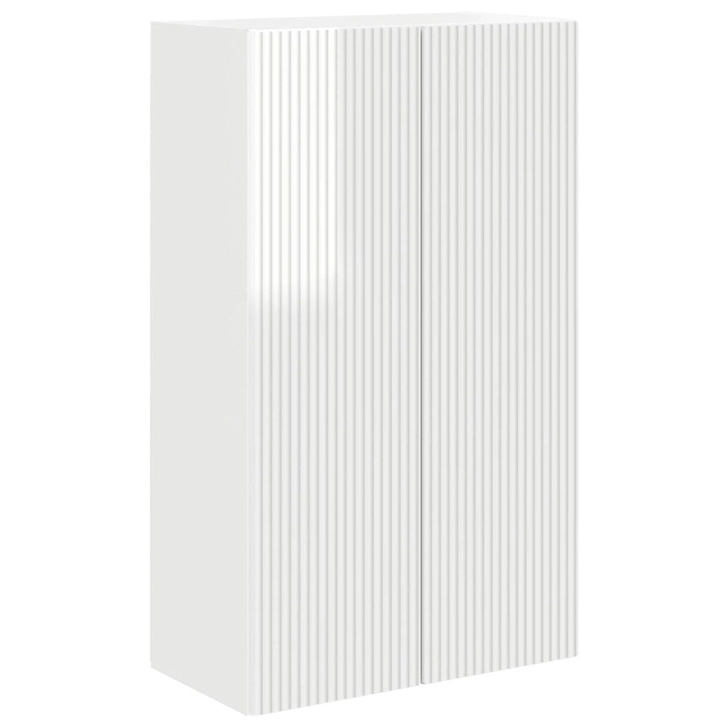 Mobile TV da parete 59,5 x 31 x 100 cm Bianco Lucido
