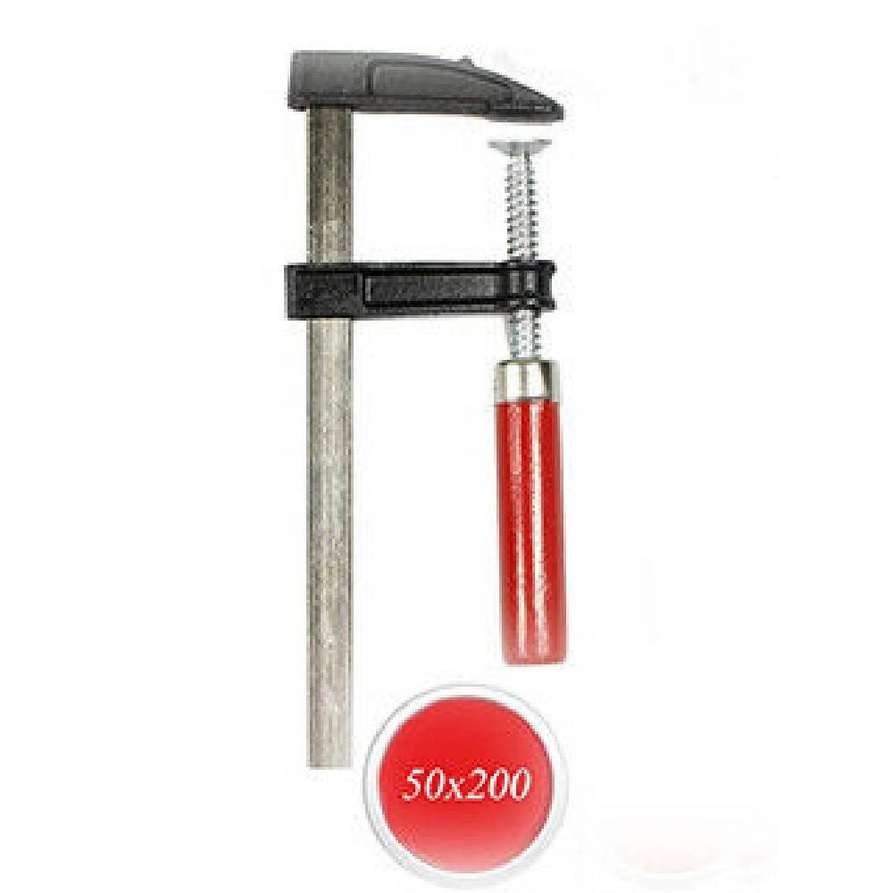 Trade Shop - Morsetto A Vite Da Falagname Per Bricolage Morsa Morsetta Di Serraggio 50x200mm -