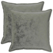 Federa 2 pcs HOUTEN Grigio Scuro 60 x 60 cm Flanella 920893