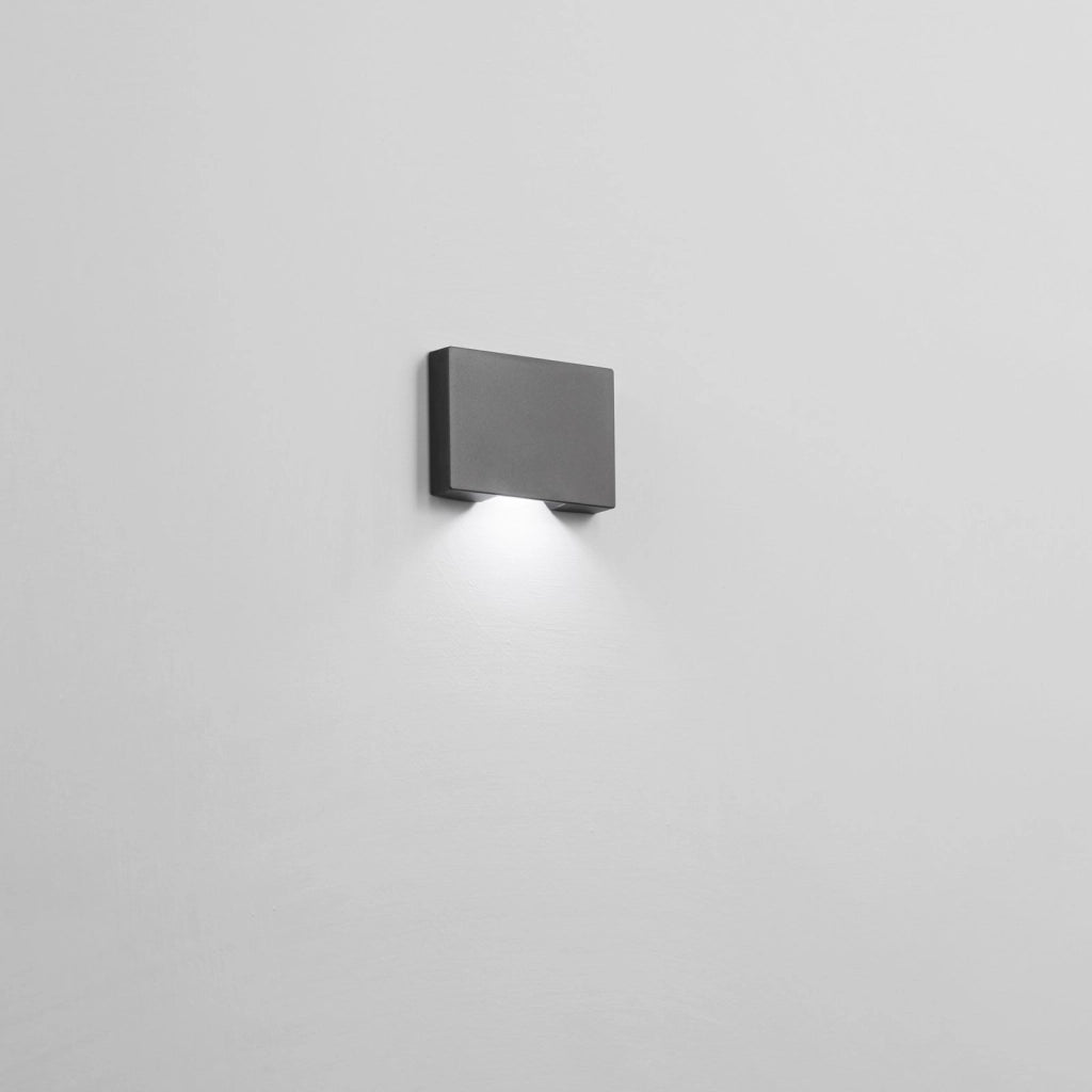 APPLIQUE-SEGNAPASSI LED STEPLIGHT ANTRACITE 1W 95LM 4000K IP65 7X1,15X5CM