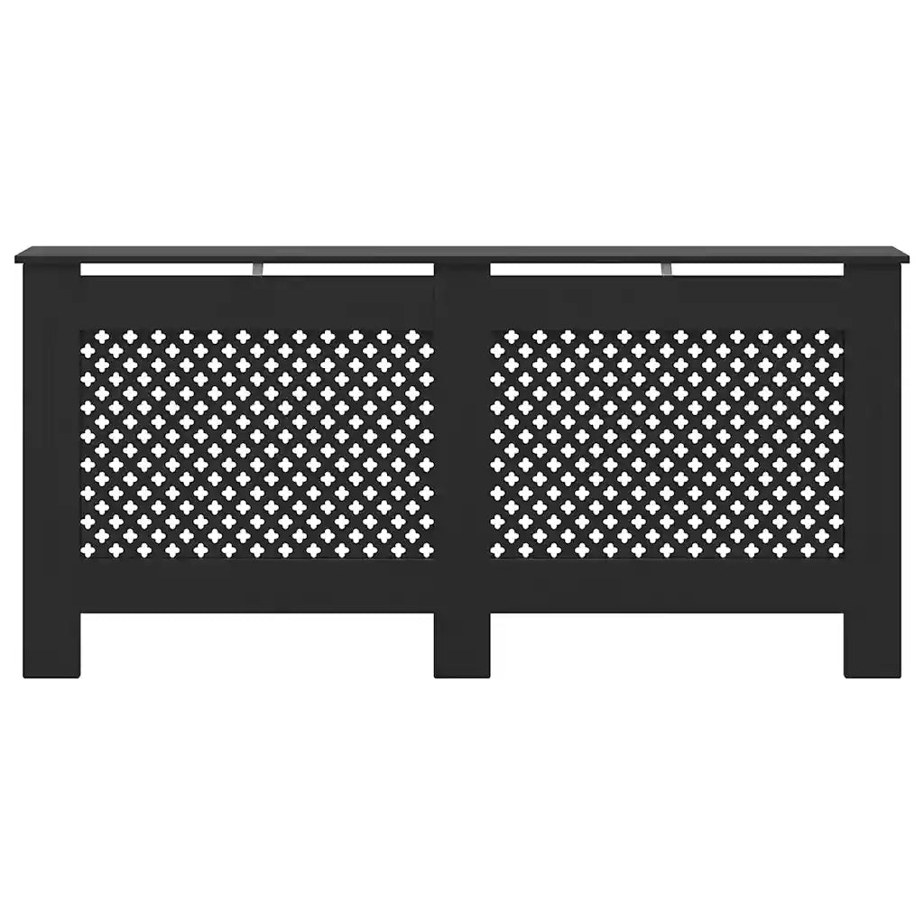 Copertura per Radiatore Nera 172x19x81 cm in MDF cod mxl 72231