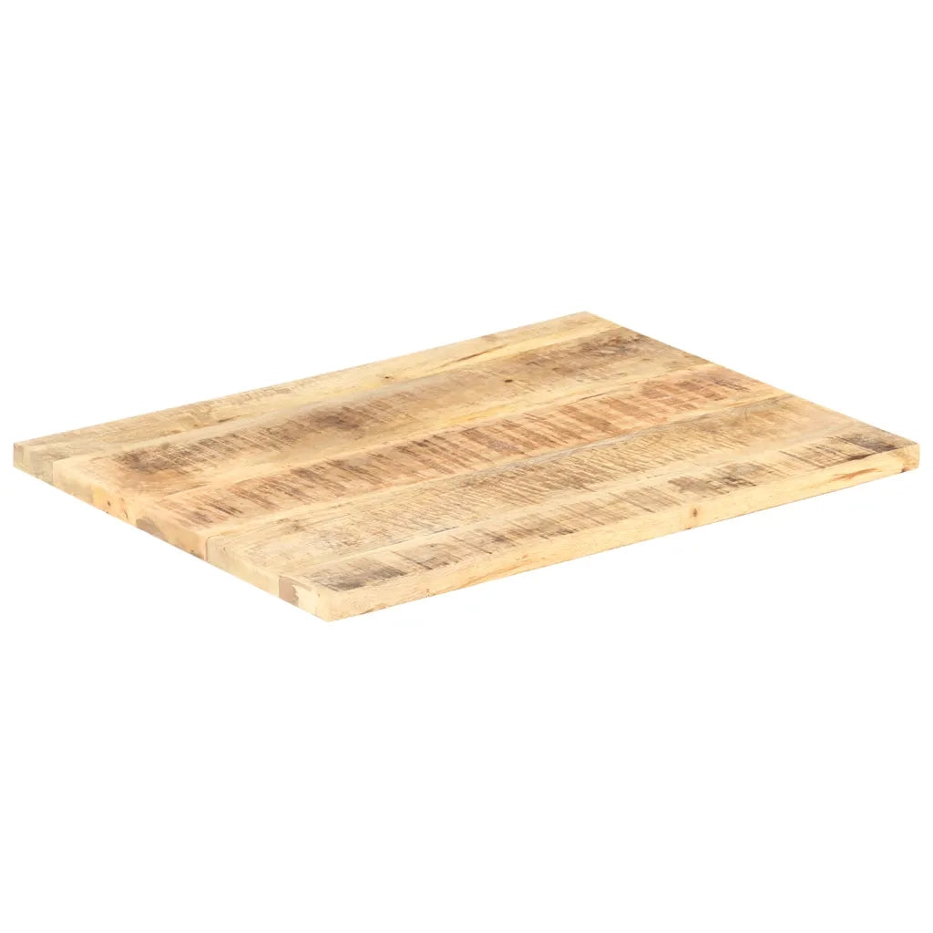 Piano Tavolo in Legno Massello di Mango 25-27 mm 90x60 cm 286023