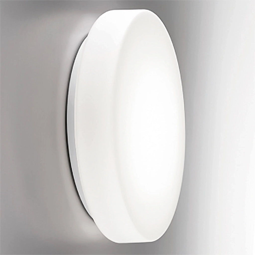 Drum bayonet parete/soffit.ø.500x120mm. sensor 28,0w led 3000k -ip20-bianco ,vtr.bianco