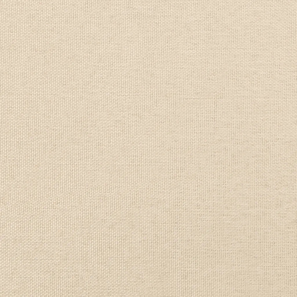 Giroletto a Molle con Materasso Crema 120x190 cm in Tessuto 3269914