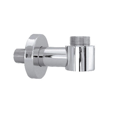 PRESA ACQUA INCASSO TONDA IN OTTONE CROMATO- Cromo- DAMAS- pezzi 1