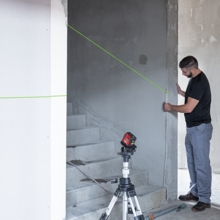 Treppiedi telescopico tst alluminio anodizzato regolabile filettatura 5/8