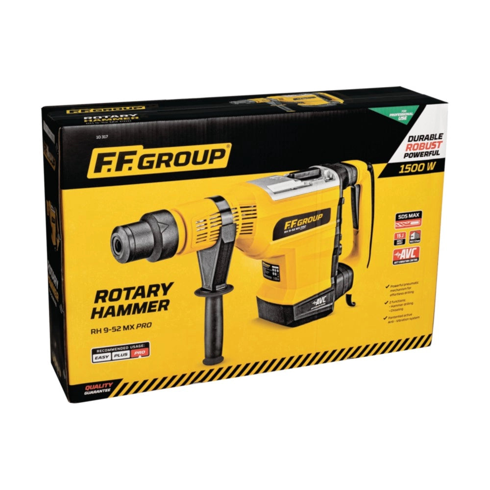 Ff group rh 9-52 mx pro martello perforatore combinato - uso professionale