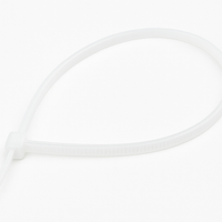 FASCETTA A STRAPPO PER CABLAGGIO mm 4,8 x 160 pz 100 - bianco  - MADE IN ITALY