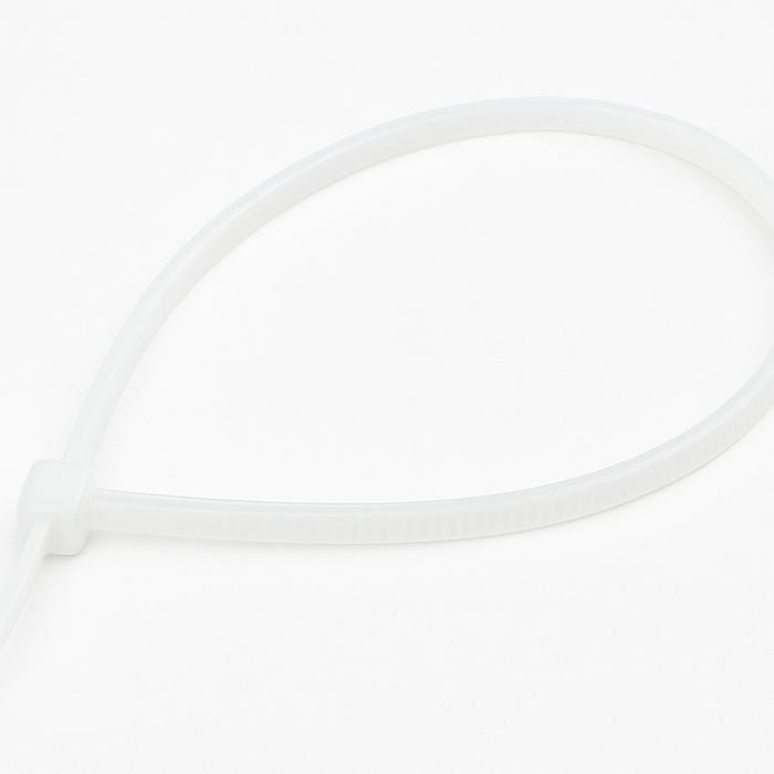 FASCETTA A STRAPPO PER CABLAGGIO mm 4,5 x 360 - bianco  - UNIKO