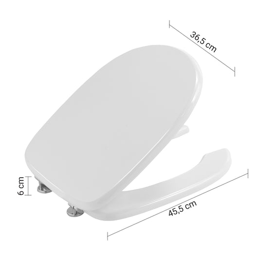 SEDILE PER VASO SOSPESO MDF coprivaso disabili copriwater GEDY