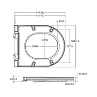 SEDILE WC SOFT CLOSE INFINITY PER FILOMURO Verde petrolio Opaco coprivaso copriwater NYMO
