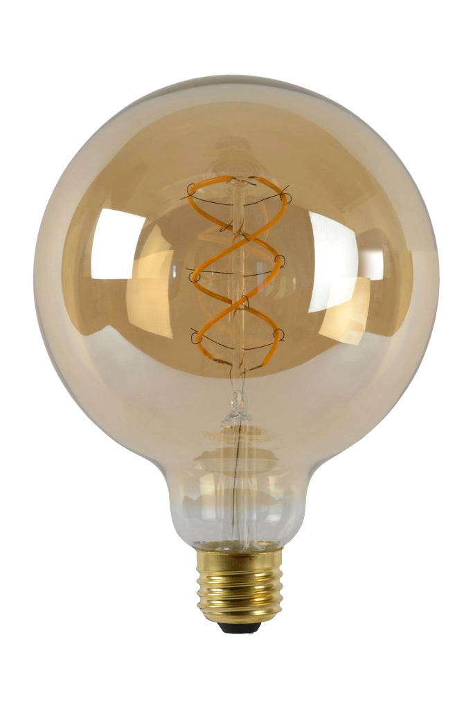 Lampadina LED filament ambra sfera E27 5W Lucide