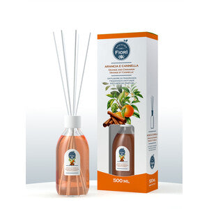 DIFFUSORE OFFICINA DEI FIORI  500ML ARANCIA E CANN- 6,0 pz