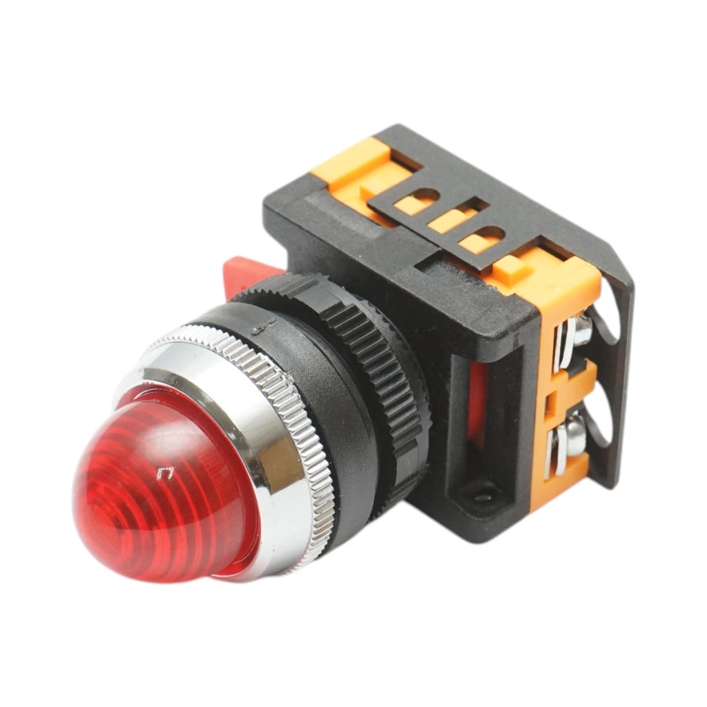 Lampada di segnalazione a LED rossa 220V AC 22mm Breckner Germany