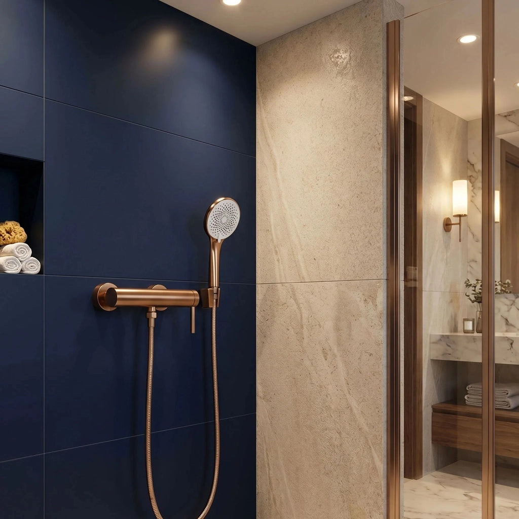 Rubinetto Doccia Rea Rivo Brush Copper