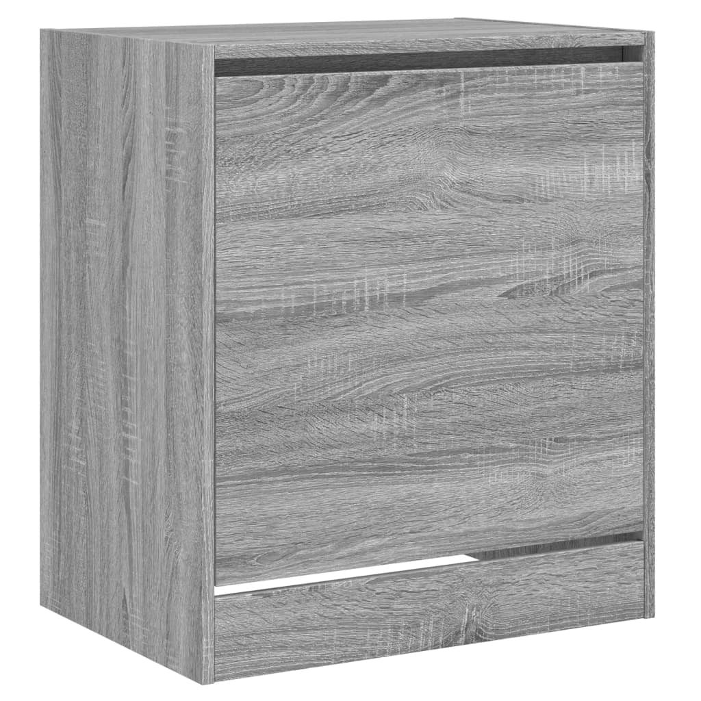 Scarpiera mobile contenitore per scarpe mobile per ingresso/corridoio/soggiorno design Sonoma 60 x 42 x 69 cm legno ingegnerizzato grigio 02_0022083