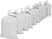 Zaini di sabbia, 200 pezzi 40 x 66 cm, zaini di sabbia duraturi con cinturini di chiusura, carico portante 22,6 kg, polipropilene tessuto, resistente alla abrasione e UV resistente per recinzione d'acqua e barriere