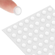 164 pezzi di bumper in silicone e gomma - punti rotondi - assorbi suoni - autoadesivo - trasparente - protezione per mobili.