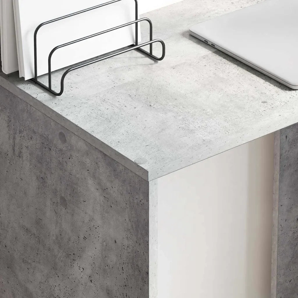 Scrivania Grigio cemento 78,5 x 37 x 154,5 cm Legno multistrato 869341