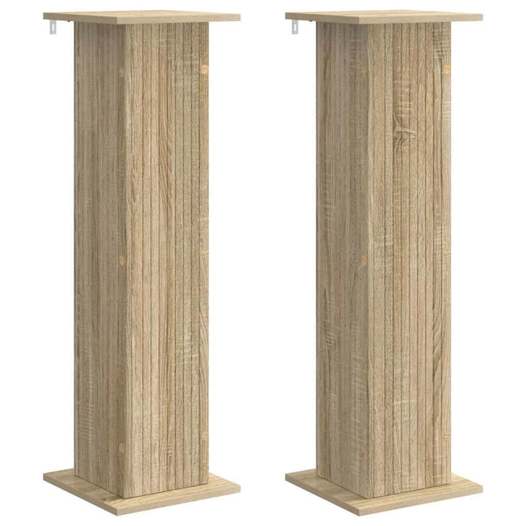 Supporto per piante 2 pcs Rovere Sonoma 30,5 x 30 x 100,5 cm 899749