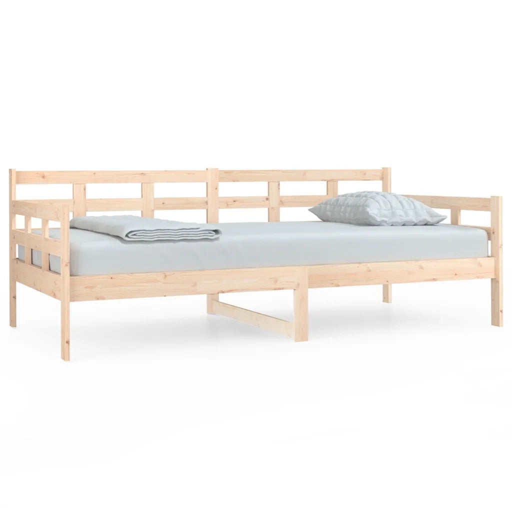 Letto singolo | Letto per adulti | Dormeuse in Legno Massello di Pino 90x190 cm