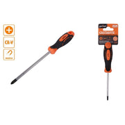 Trade Shop - Cacciavite Giravite 4 X 75 Mm Con Punta Magnetica A Croce In Acciaio Cr-v 94878 -