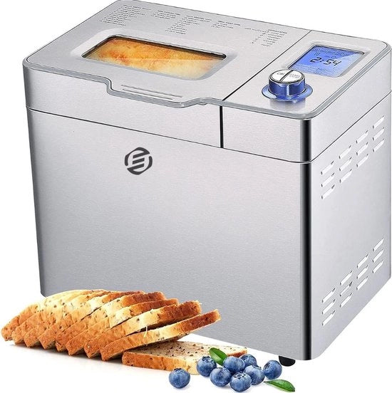 Macchina per la preparazione del pane - Multi programma - Senza glutine - Timer - Automatica - Premium