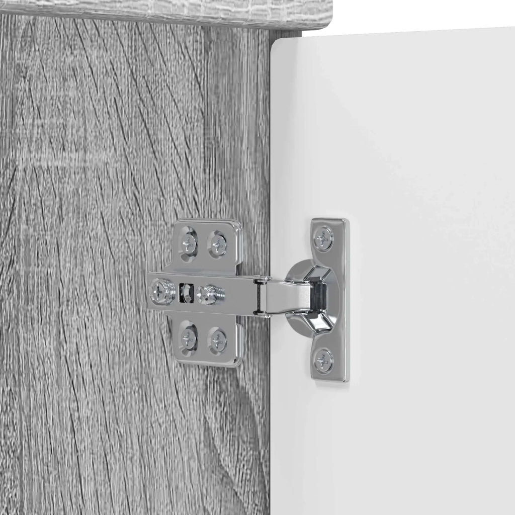 Set di mobili per il bagno Sonoma grigio Legno ingegnerizzato 3404228