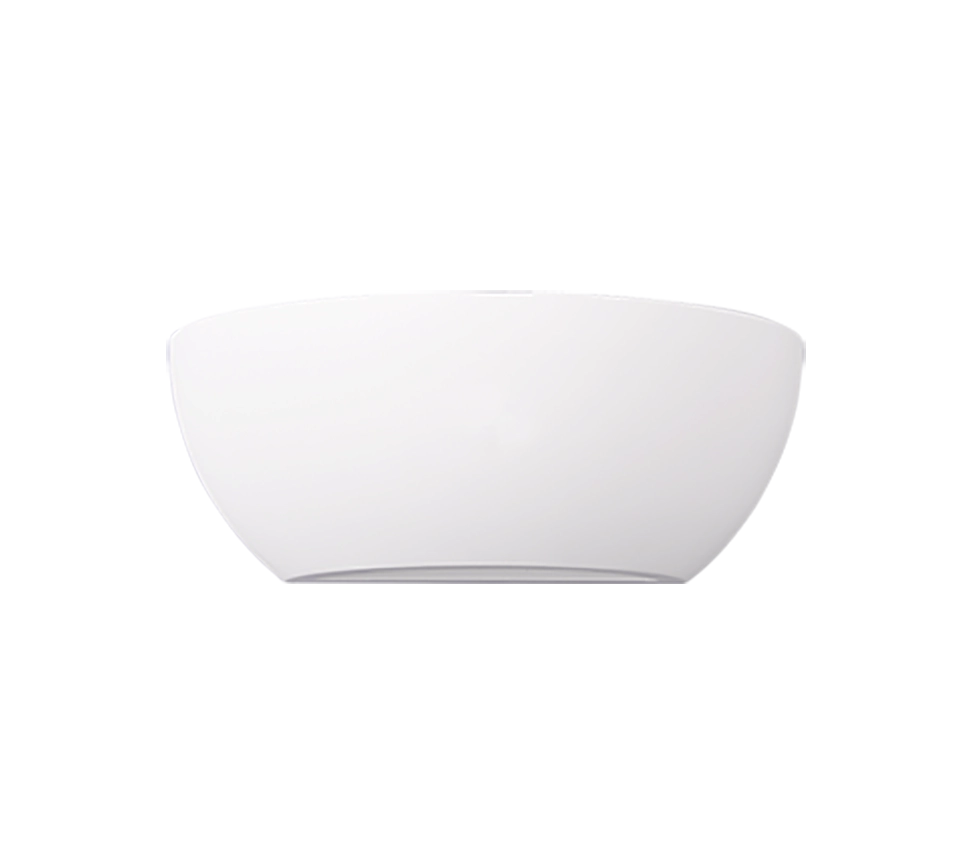 Applique bi-emissione, gesso, bianco, L 24,5 cm, Roma