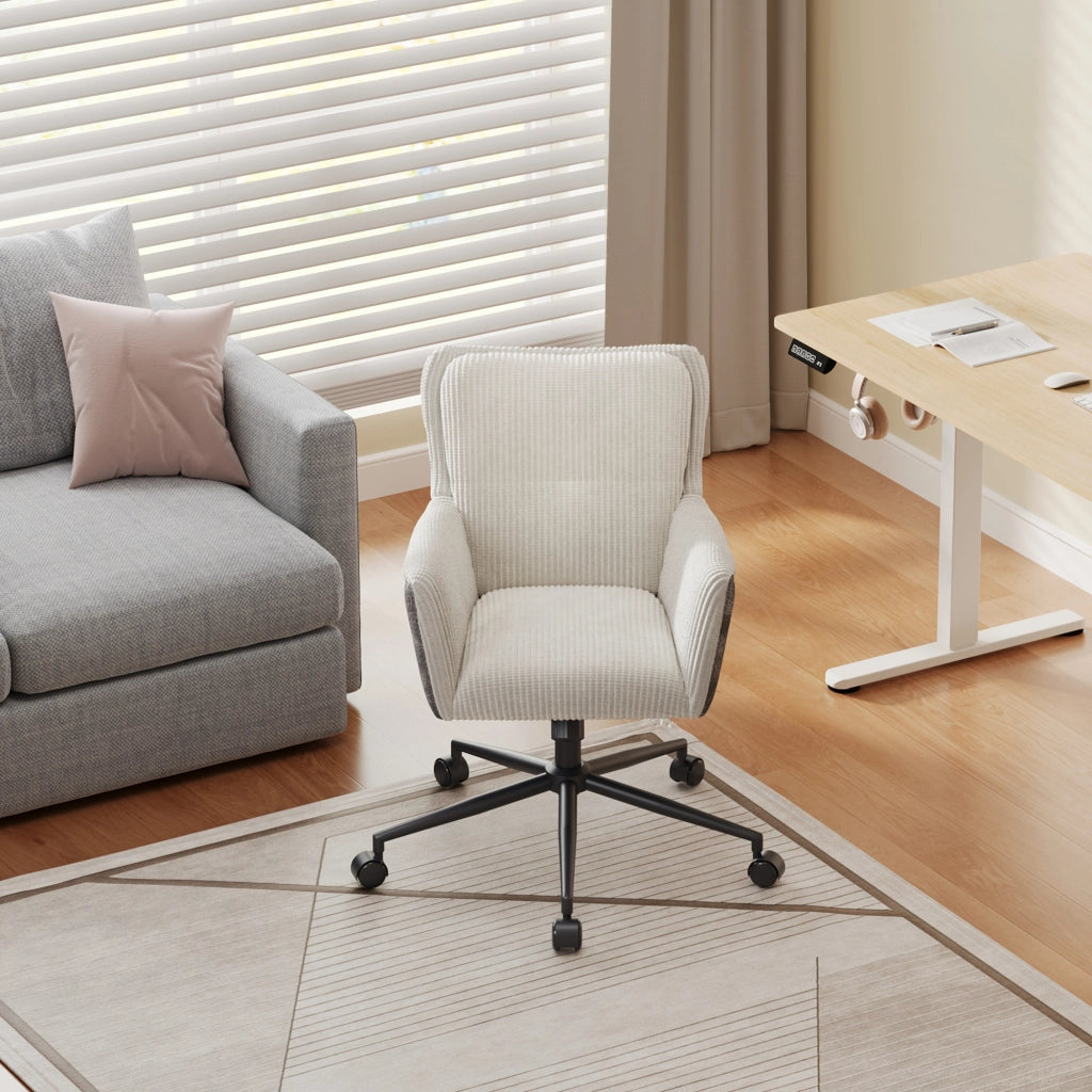 Sedia da ufficio ergonomica reclinabile ¨C zephmum ¨C beige 105¡ã 360¡ã 180kg