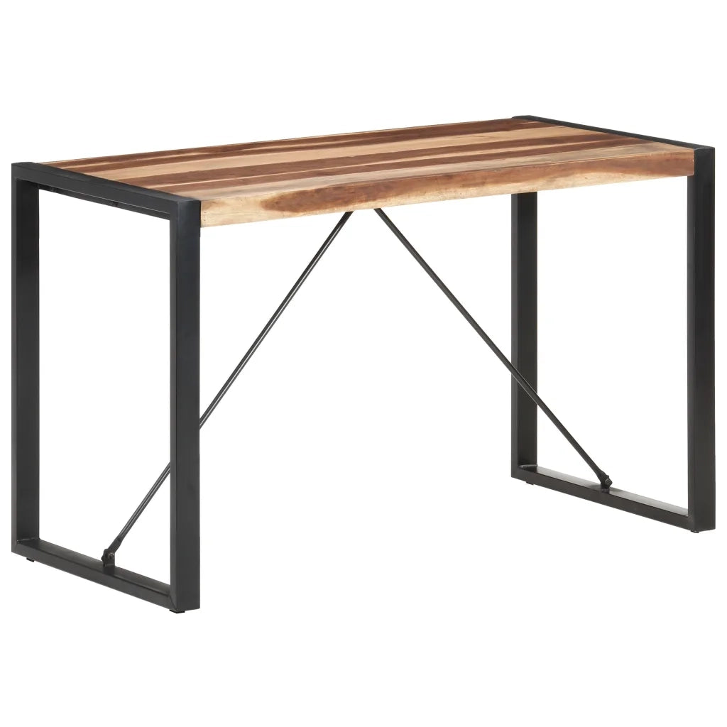 Tavolo da Pranzo 120x60x75 cm Legno Massello Finitura Sheesham cod mxl 16500
