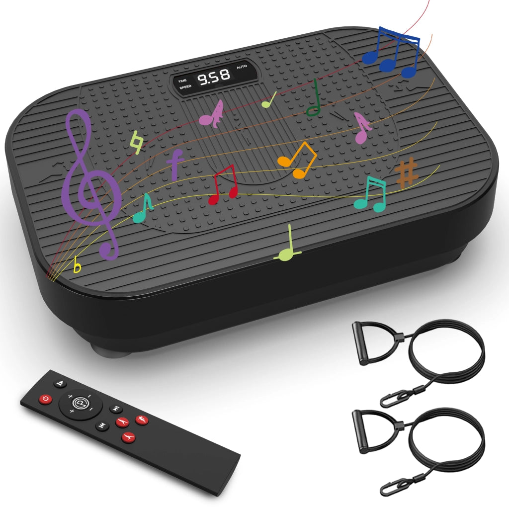 Piattaforma vibrante Fitness con musica BT; allenamento corpo intero per home gym