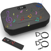 Piattaforma vibrante Fitness con musica BT; allenamento corpo intero per home gym