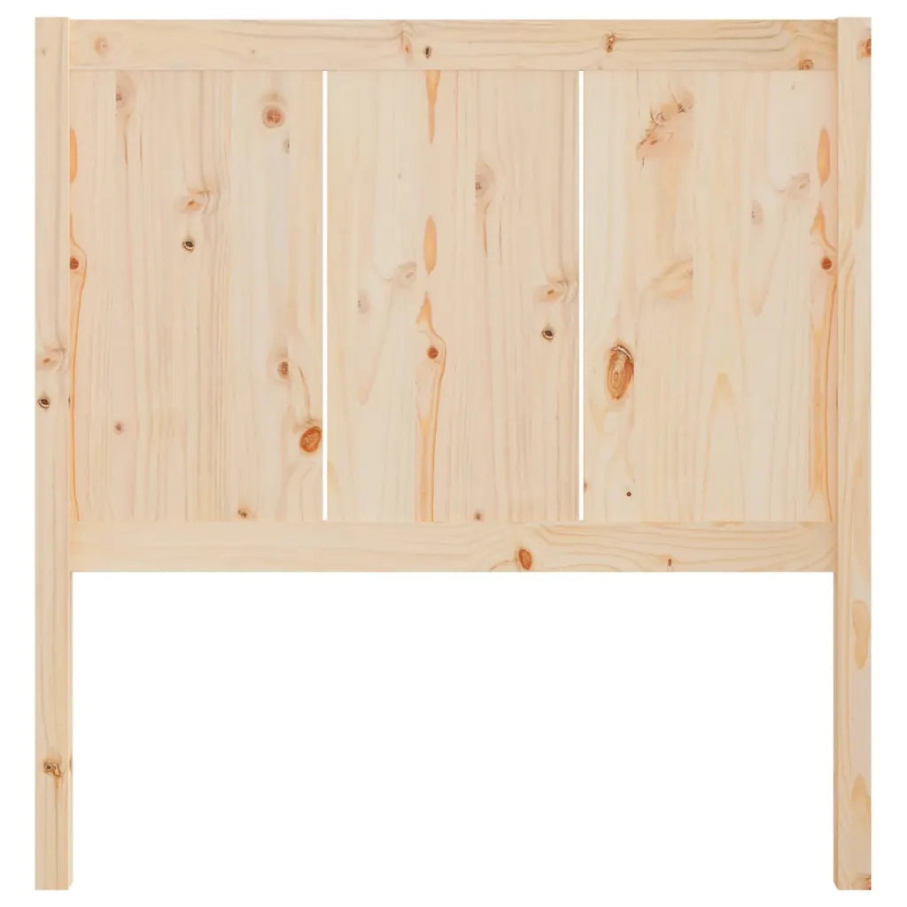 Testiera per Letto 80,5x4x100 cm in Legno Massello di Pino