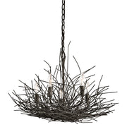 Lampadario Organique designer bronzo antico 5xE14 Kichler